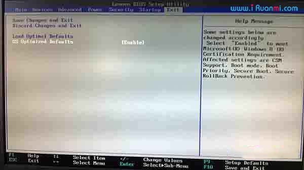 UEFI-BIOS切换设置